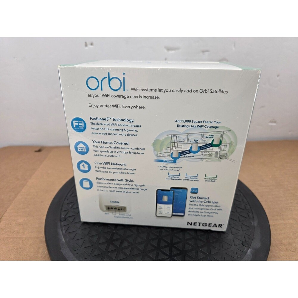 NETGEAR Orbi Whole Home WiFi System Add-on Satellite RBS20 | Factory Sealed - Picture 10 of 13